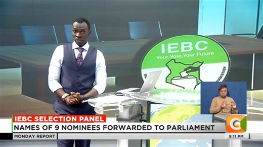 IEBC Selection Panel: Names of 9 nominees forwarded to Parliament Selection panel has 90 days to finalize recruitment #CitizenMondayReport Trevor Ombija | Citizen TV Kenya
