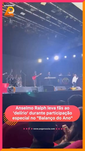AngoRussia on Instagram: "Anselmo Ralph leva fãs ao ‘delírio’ durante participação especial no “Balanço do Ano” Num momento electrizante, Anselmo Ralph fez uma entrada triunfal durante o espectáculo “Balanço do Ano”, de Calado Show, arrancando gritos e aplausos do público presente. A fusão entre música e humor marcou um dos pontos altos da noite, deixando os fãs entusiasmados. 🎥: AngoRussia/ Florinda José"
