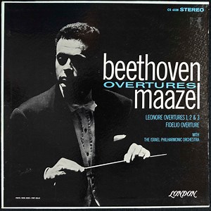 Beethoven, Maazel With Israel Philharmonic Orchestra - Overtures Leonore Overtures 1, 2 & 3 / Fidelio Overture