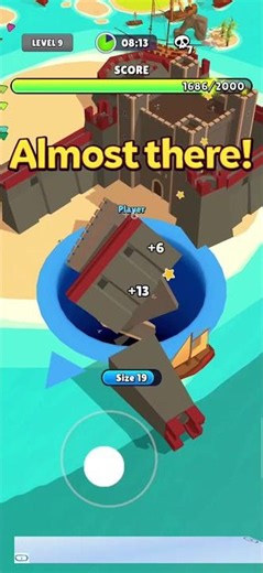 Hole.io, eating complete fort, big hole in the city. #gaming #holeio #shortsviral