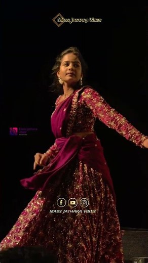 Chinnu Amazing Dance Performance: Pink Dress Lona Pilla Nachesindhe song #chinnu #event #massjathara
