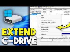 How to Extend C-Drive in Windows 11