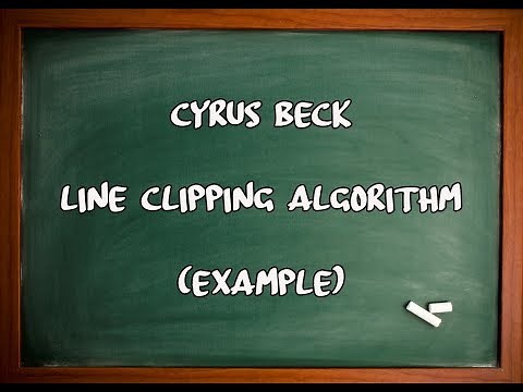 CYRUS BECK Algorithm || Line Clipping Techniques || Computer Graphics