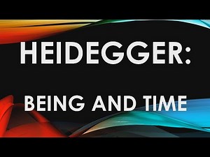Heidegger Philosophy - Being and Time - Dasein A.I. - Existentialist Philosophy