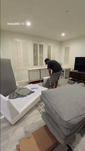 Ikea Kivik sofa with chaise