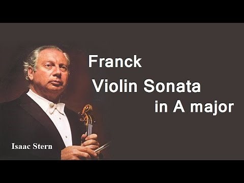 フランク ヴァイオリン・ソナタ イ長調 スターン Franck Violin Sonata A-major