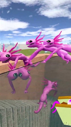 Too Much Axolotl Sea Monster In Maze #gmod #garrysmod #nextbots