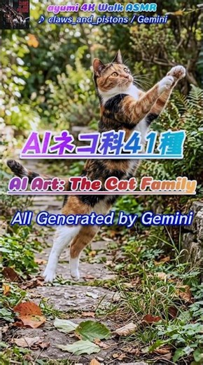 AI Art: The Cat Family