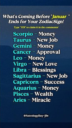 What's Coming Before January Ends #zodiac​ #zodiacsigns​ #astrology​ #tarot​