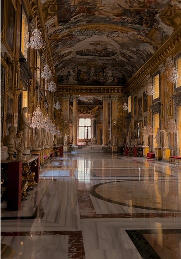 The baroque Great Hall of Colonna Gallery, Rome. | Baroque