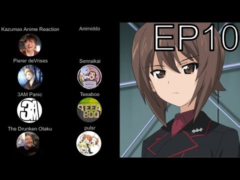 Girls und Panzer【ガールズ&パンツァー】EP10 reaction mashup