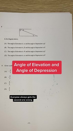 Understanding Angle of Elevation and Depression in Trigonometry
