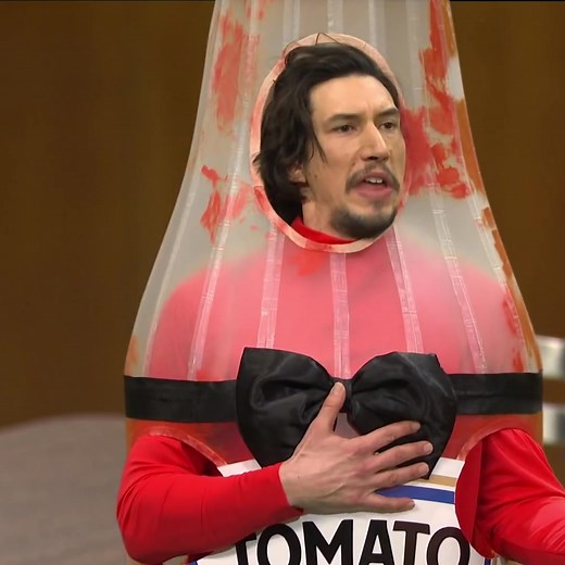 Funny Ketchup Drama with Adam Driver and Hot Sauce | SNL Skit