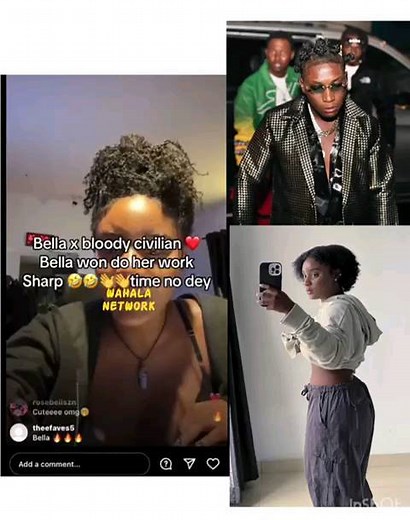 166K views · 997 reactions | Wahala Jam Network! “I’m crushing” - Bella Shmurda express his love to Bloody Civilian on a live video ‍♂️‍♂️‍♂️‍♂️‍♂️ | Wahalanetwork | Facebook