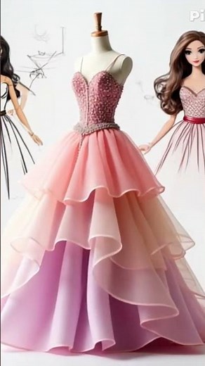 Barbie Doll Dress Design | Easy & Stylish DIY Dress Ideas