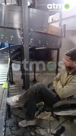 Downward Material Transfer | Gravity Spiral Conveyor | Expandable Roller Conveyor | Atmos Systems