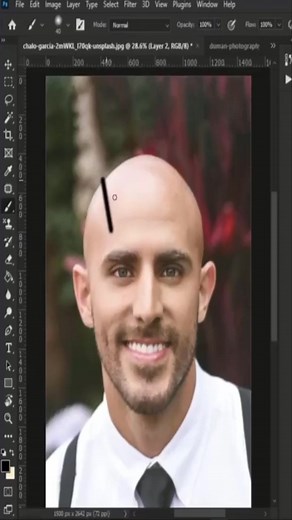 hairstyle in Photoshop 💇#photoshoptips #photoshop #graphicdesign #tutorialphotoshop #tutorial #photoshoptutorial chan #FacebookReelsContest #usa #reelsvideo | ComaFix Photoshop