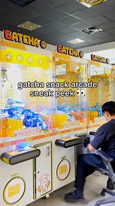 GATCHA: SNACK EDITION GRAND OPENING ALERT‼️ Watch to see how to play each machine🚨#floridamall #Orlando #grandopening #clawmachine #arcade | Gatcha Orlando
