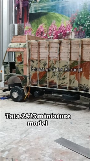 Batth Singh on Instagram: "New Tata 2823 miniature model 🛠️ miniature artist Bikramjit Singh 🙏🏻 #newreel #viral #orignalaudio #view #shonk"