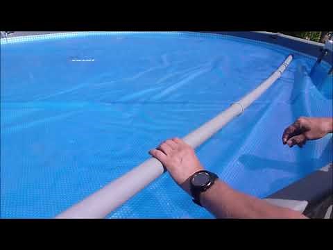 Round pool solar film roll up easily, solar tarpaulin, Intex, Bestway, solar tarpaulin