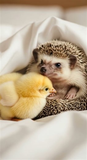 Spikes and Feathers Cuddling The Cutest Nap Sweet Moments You Will Love #pets #cute #nap