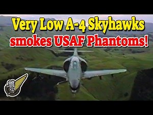 RNZAF A-4 Skyhawks On Low Level Sortie