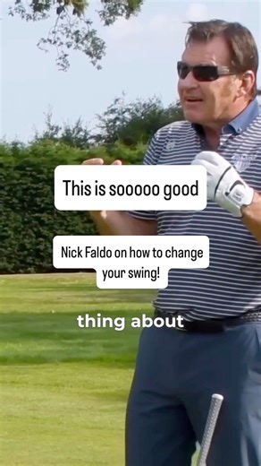 This was awesome! Sir Nick Faldo on how to change your swing and why it’s difficult to do. #golf #golftips #meandmygolf #nickfaldo | Me and My Golf