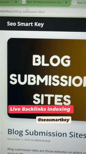 Live Proof of Indexing Backlinks on Google #backlink #seosmartkey #rankimprovement