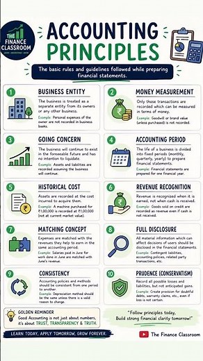 10 Basic Accounting Principles You Must Know 💡