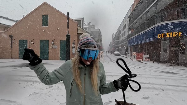 Once-in-a-lifetime snow creates unforgettable memories across the Gulf Coast