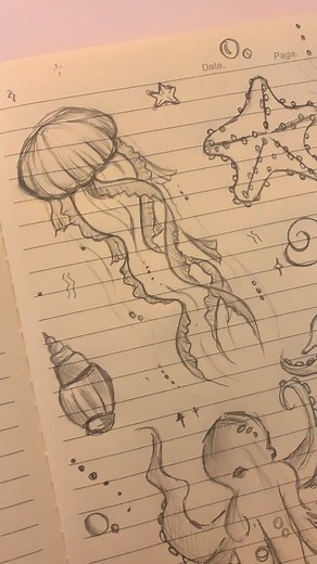 Ocean Doodles and Drawing Ideas