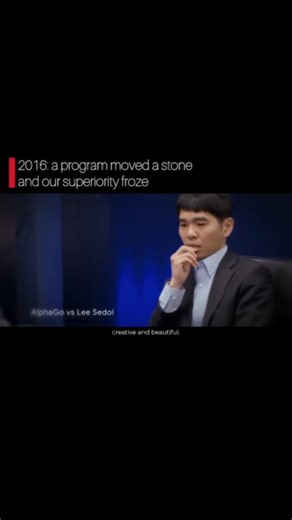 Glitchified on Instagram: "In 2016, a machine sat across the board and moved stones with a patience humans couldn’t match. AlphaGo didn’t just win — it shattered centuries of assumed supremacy, proving that intuition, creativity, even human pride, were no shields against code. One by one, the best moves, the deepest strategies, fell to an unfeeling logic that never blinks, never doubts, never tires. That day, the world didn’t just watch a game; it witnessed the quiet arrival of a new kind of int