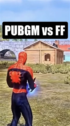PUBGM Spider Man vs Free Fire 🤣 #pubgmobile #bgmi #shorts