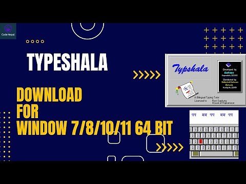 How To Install TYPESHALA in 64 - bit Window for free | Download TYPESHALA 2081 |