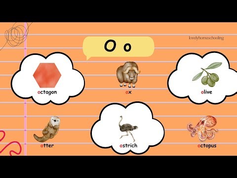 Preschool Phonics - Learning the Letter O and Its Sound | Things That Start with O