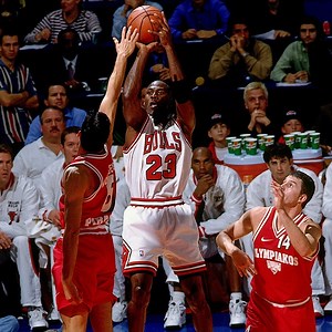 132K views · 436 shares | Arturas Karnisovas vs. Michael Jordan. Karnisovas scored 19 points (with Olympiacos) vs. the Bulls in the 1997 McDonalds Championship Final. MJ finished with 27 points. | Chicago Bulls | Facebook