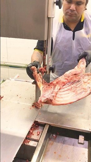 Frozen Mutton 6 Way Cutting Skills Bigmachine#shorts