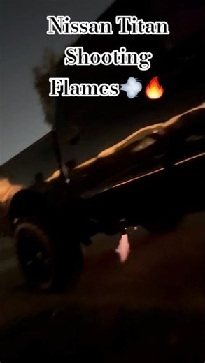 Nissan Titan Prerunner Shooting Flames💨🔥#shorts #fyp #xXLOSPERDIDOSXx