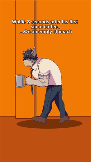 The Morning Coffee Ritual in Furry Animation