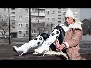 Kristina try on haul GIANMARCO LORENZI round toe platform stiletto heels knee boots