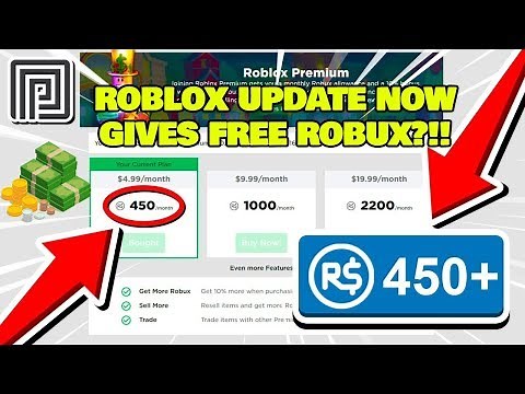**NEW** ROBLOX UPDATE GIVES FREE ROBUX?!! | HOW TO GET FREE ROBLOX PREMIUM PROMO CODES 2019