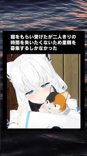ごめんね…一緒には居られないんだ #hololive #ホロライブ #猫