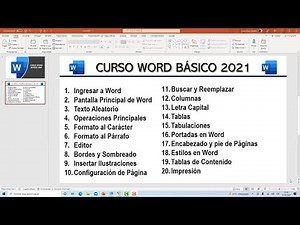 CURSO WORD 2021 - INGRESAR A WORD 2021