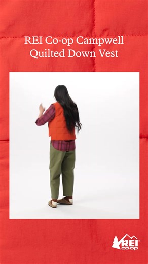 Light, warm and inspired by heritage style, the REI Co-op Campwell Quilted Down Vest is designed for life outside. Wear it on trails or in town 🏕️✨. | REI