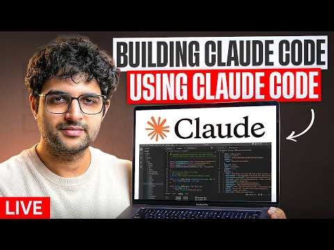 Building Claude code using Claude code -- Live