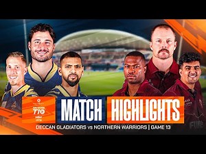2025 Abu Dhabi T10 I Match 13 Highlights: Northern Warriors vs Deccan Gladiators | Season 9