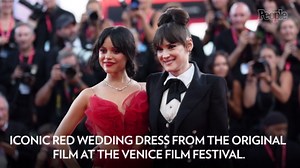 Jenna Ortega Channels Winona Ryder's Red Lydia Deetz Wedding Dress at Beetlejuice Beetlejuice Venice Premiere