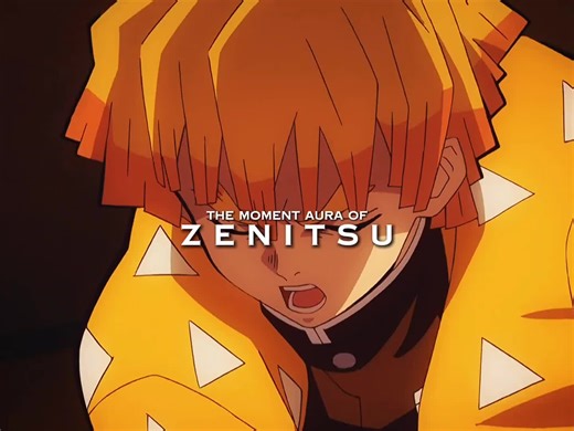 Zenitsu's Electric Aura in Kimetsu no Yaiba