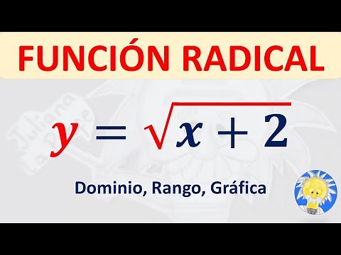 👩‍🏫 Domain, range and graph of the RADICAL FUNCTION - Square root function | Juliana the teacher