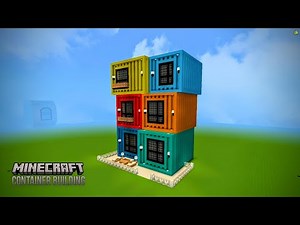 Minecraft || Container Building || How to Make Container Building in Minecraft || Tutorial Video ||